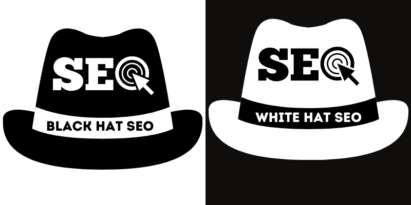 Difference between black hat seo and white hat seo