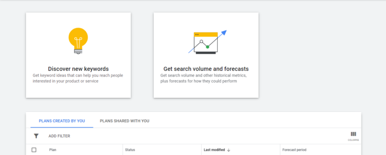 MML - Free Keyword Research Tools - Google Keyword Plannar